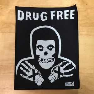 Misfits Drug Free Back Patch BRIDGE NINE XXX SEHC